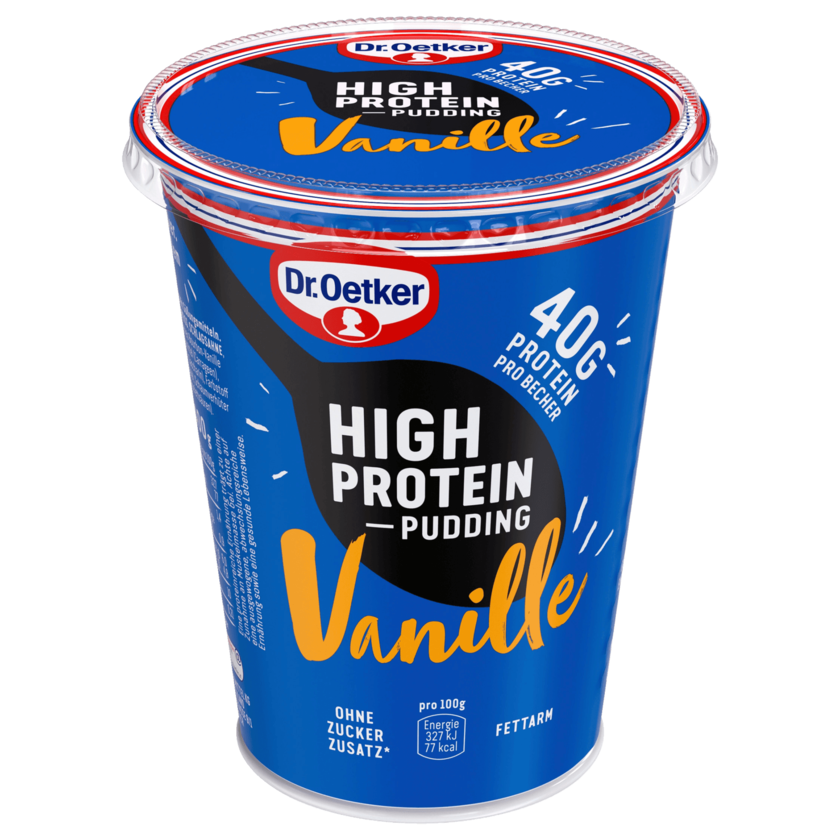 Dr. Oetker High Protein-Pudding Vanille 400g